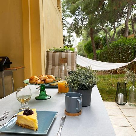 Garden Apartment With Bbq In The Athenian Riviera Buitenkant foto